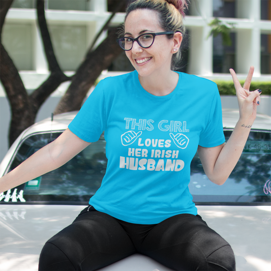 This Girl Loves Her Irish Husband T-shirt