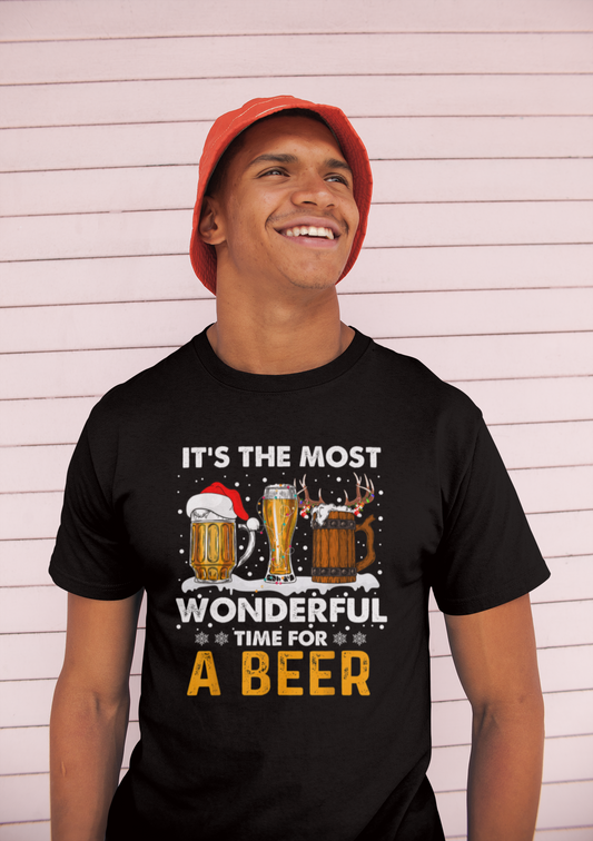 Beer Christmas T-shirt