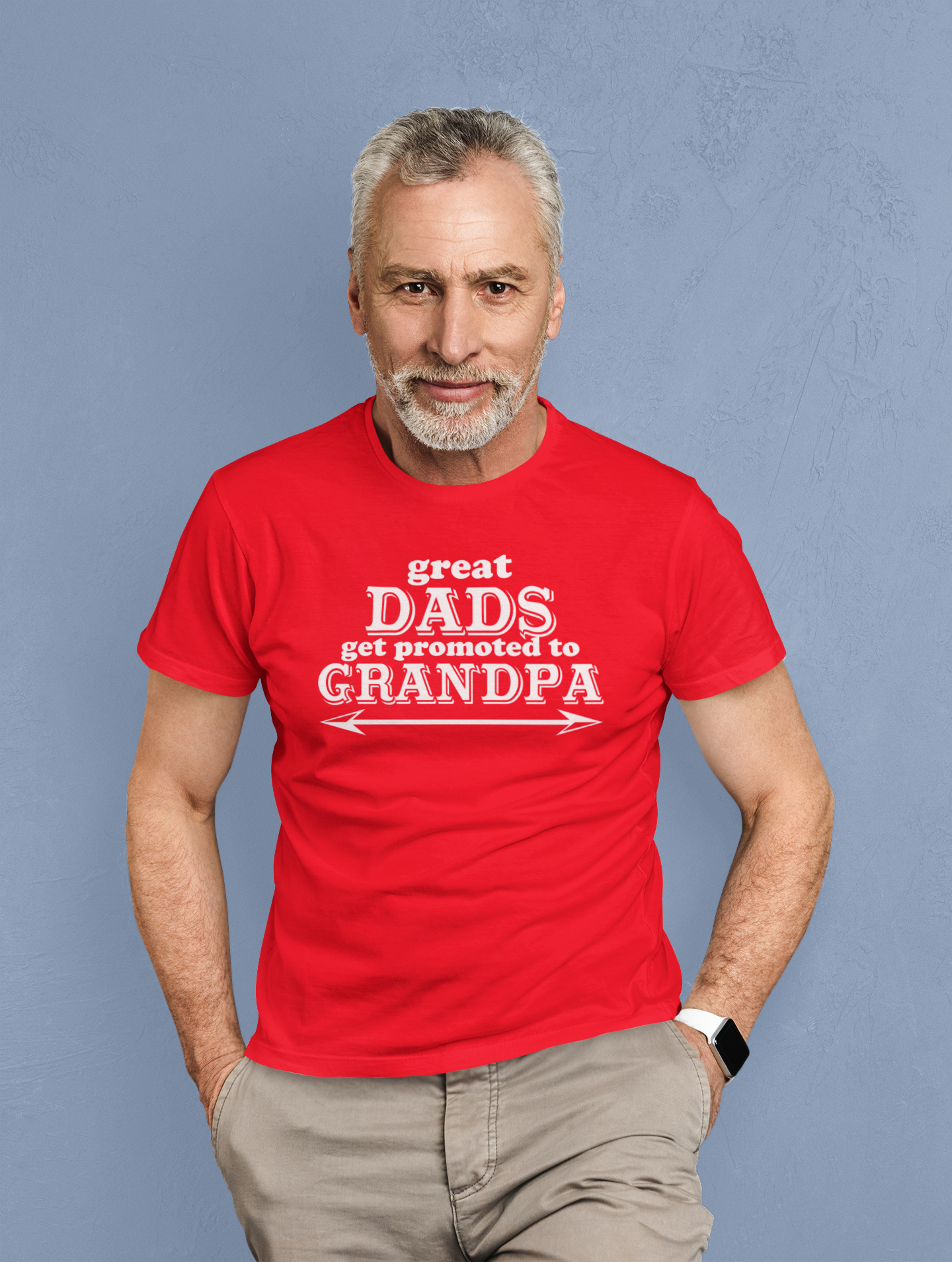 Great Dad Get Promotet To Grandpa T-shirt