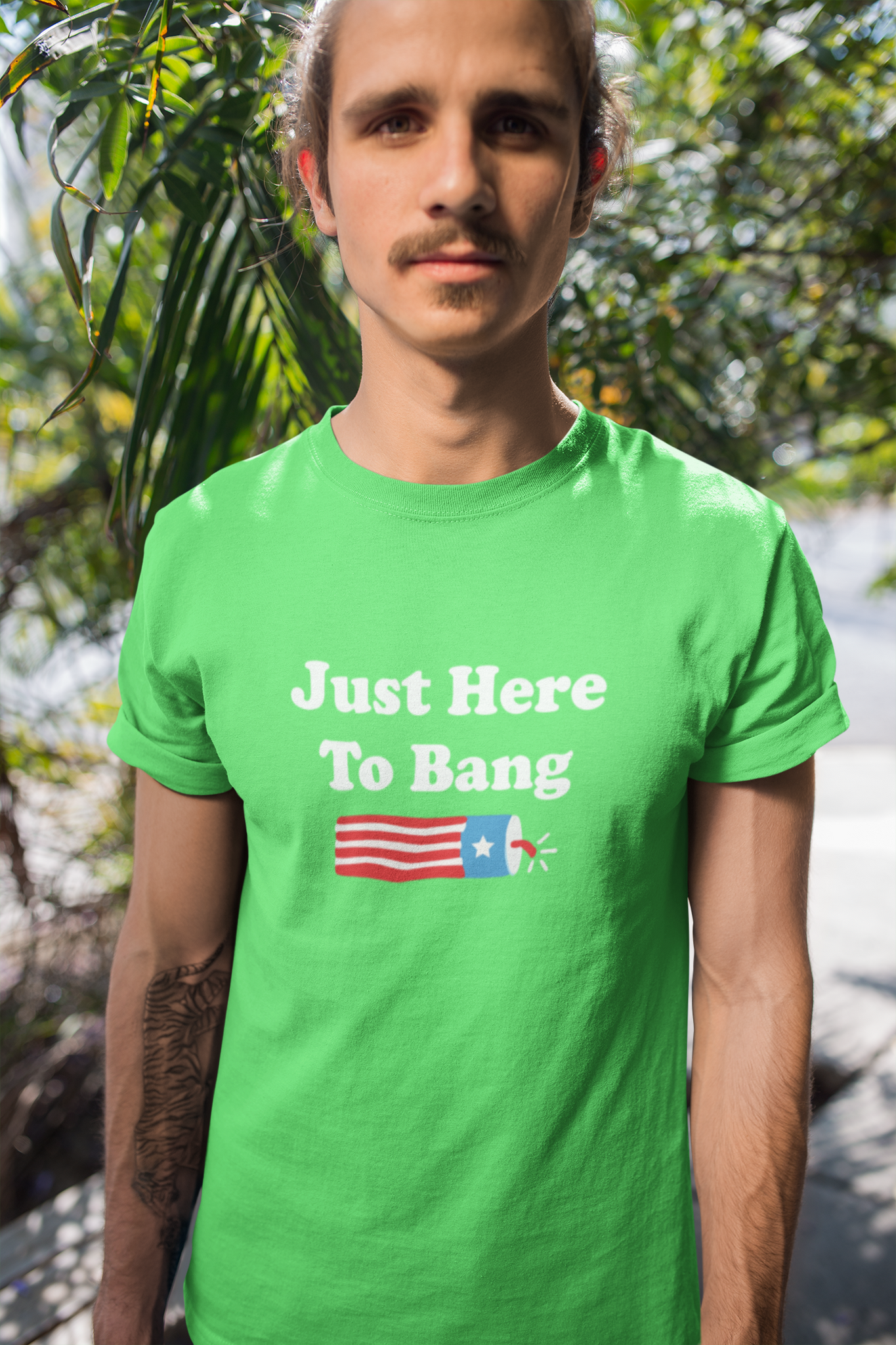 I'm just here to bang T-shirt