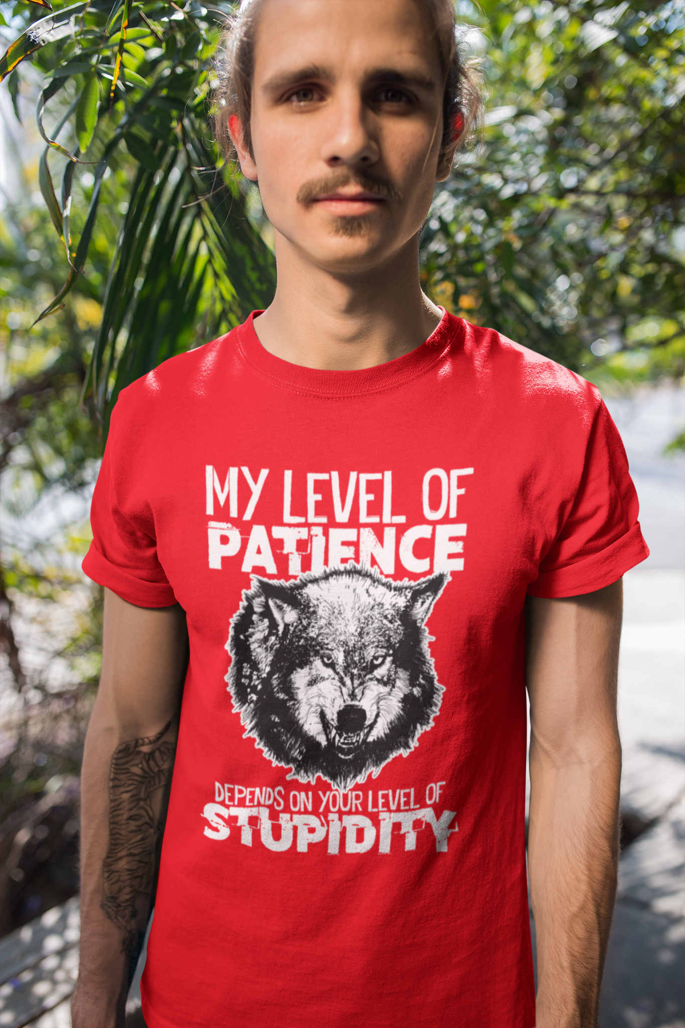 My level of patience T-shirt