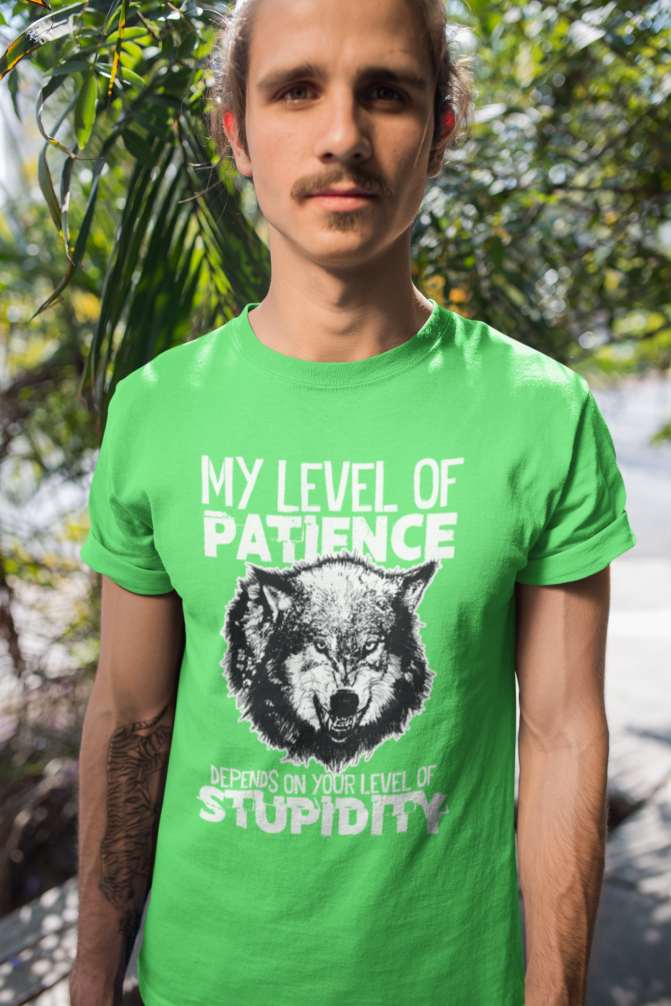 My level of patience T-shirt