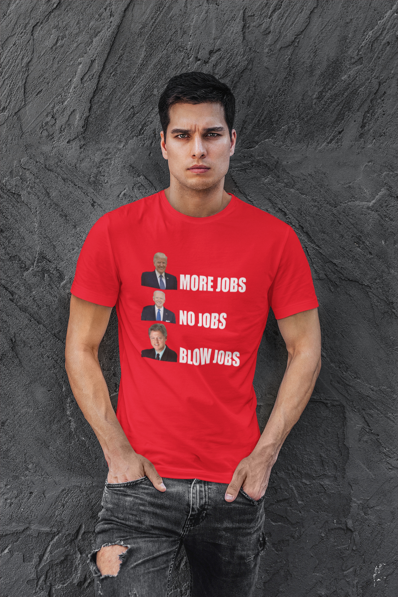 President Jobs no jobs blow jobs T-shirt