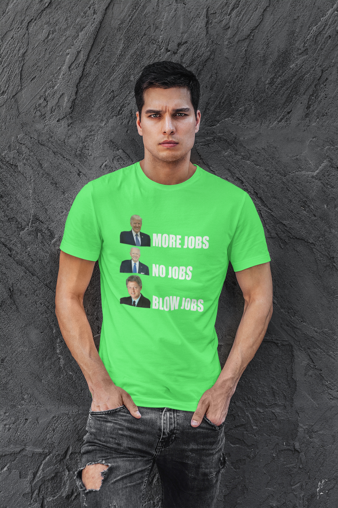 President Jobs no jobs blow jobs T-shirt