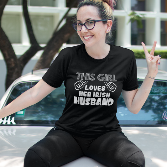 This Girl Loves Her Irish Husband T-shirt